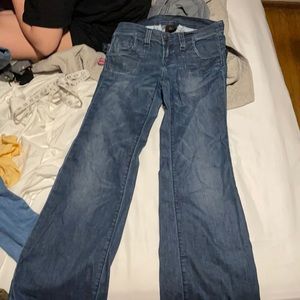 Dark Blue Genetic Denim size 26 bell bottom jeans